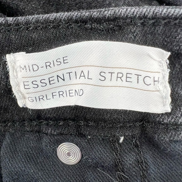 Lane Bryant Black Mid Rise Essential Stretch Girlfriend Jeans Size 24 Women’s - Picture 5 of 5